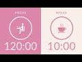 Pomodoro Timer with Pink Noise 6-Hour Study with Me for Deep Focus AD