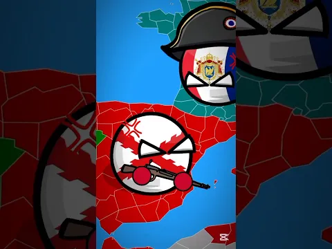La caída del Imperio Español 🇪🇸 #shorts #polandball #humor #historia