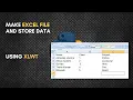 Making Excel File and Store data Using xlwt Python Tutorial