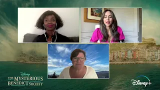 the mysterious benedict societys cast gia sandhu u0026 maameyaa baofo share whats new in season 2