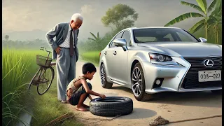 Cậu bé nghèo giúp triệu phú bị thủng lốp xe Điều xảy ra tiếp theo đã thay đổi cuộc đời cậu mãi mãi !