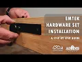 How to Install an Emtek Hardware Set Adams Architectural Millwork