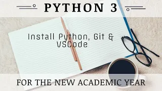 Install Python Application Git and VSCode