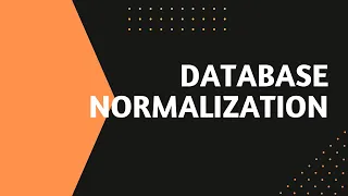 Introduction to database normalization Oracle SQL fundamentals
