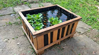 O QUE ERA LIXO VIROU UM LAGO ORNAMENTAL!