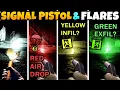 Tarkov New Flares Signal Pistol Colors Meaning Red Airdrop Green Exfil Yellow Infills