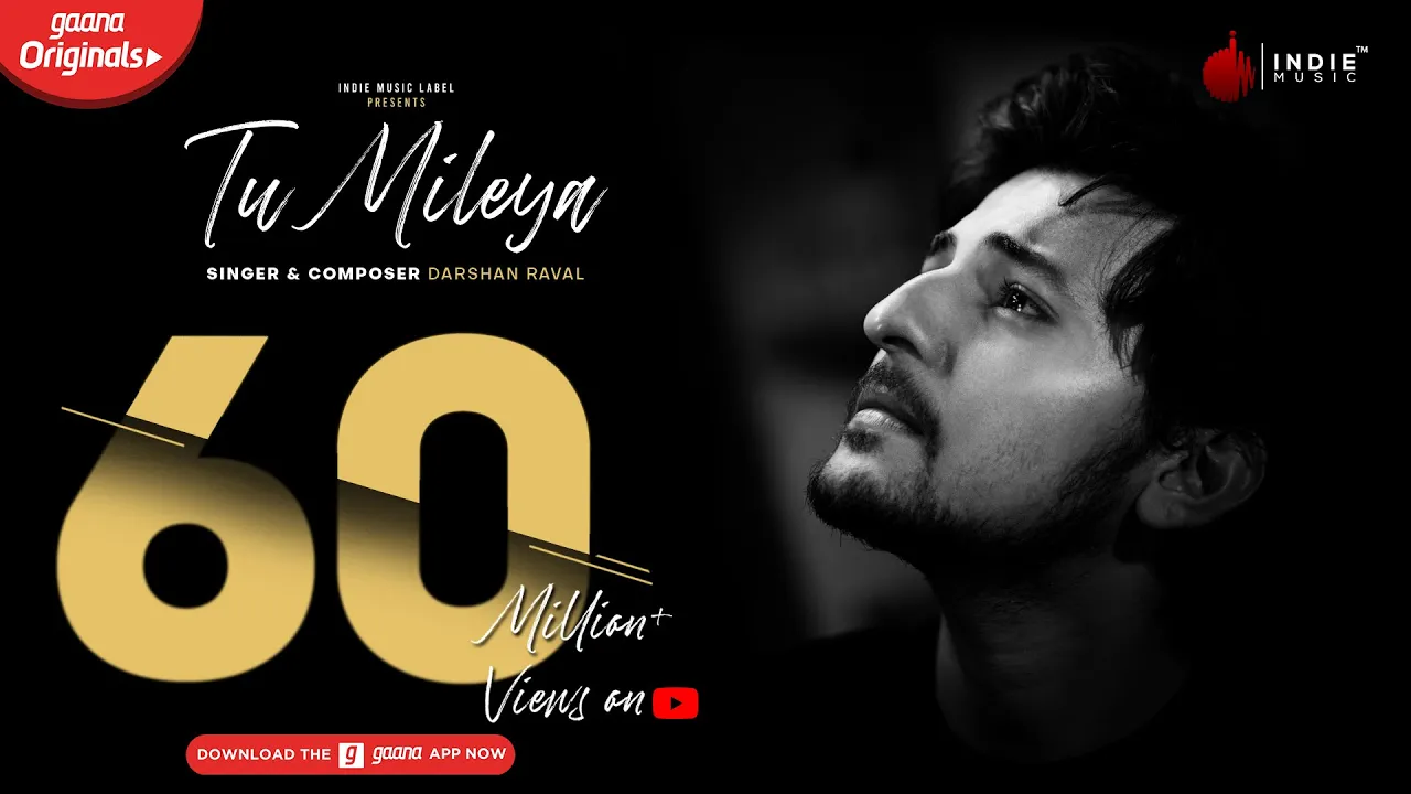 Darshan Raval - Tu Mileya | Official Audio | Lijo George | Gaana Originals | Indie Music Label
