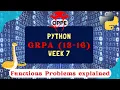 Python Week 7 GRPA 13-16 Data Processing Functions 1-4