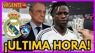 💥VINICIUS SE DESPIDE DEL MADRID / UNA BRUTAL NOTICIA / NOTICIAS DEL REAL MADRID HOY