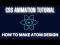 How To Make A Atom Animation Design Using CSS No JavaScript