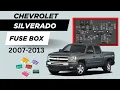 Chevy Silverado Fuse Box Diagram and Relay Location 2007-2013