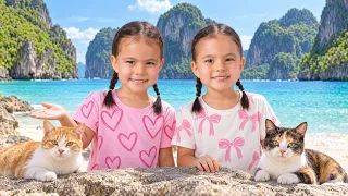Twin Twin Visits the Secret CAT ISLAND!