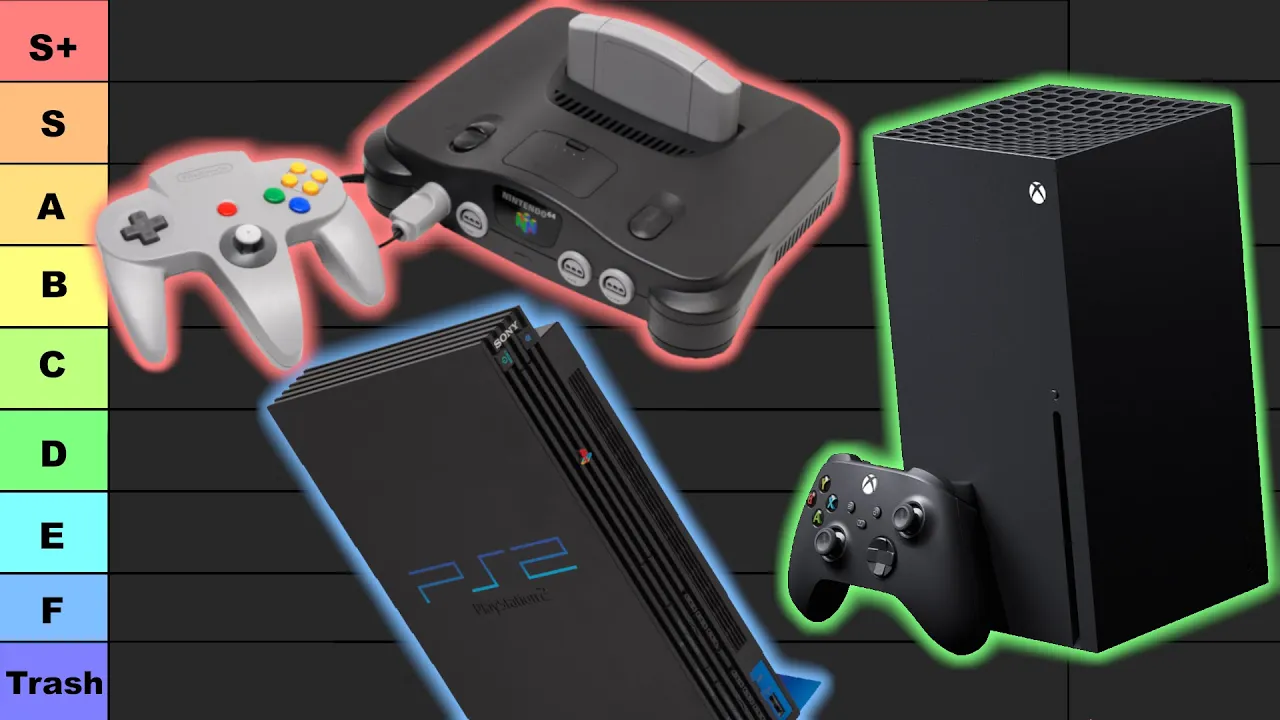 The Ultimate Video Game Console Tier List (2022 updated)