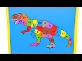 Learn Numbers with with Dinosaur Shape Matching Puzzle