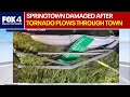 Damage seen in Springtown after tornadic storm hits