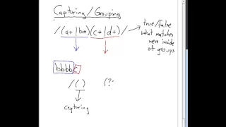 Capturing and grouping for regex