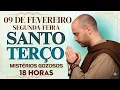 Lagu Santo Terço da Noite - 09/02/2026 - Mistérios Gozosos | 18 Horas