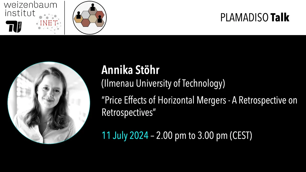 "#Price Effects of Horizontal #Mergers - A Retrospective on Retrospectives", Annika Stoehr