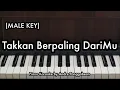 Download Lagu Takkan Berpaling DariMu (MALE KEY) - Rossa | Piano Karaoke by Andre Panggabean