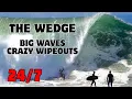 THE WEDGE Biggest and Best Waves in Years RAW Loop