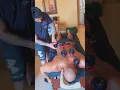 Red light cupping combines heated muscle scraping for