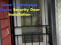 DIY How to Install a GateHouse Gibralter Model Metal Security Exterior Door 36 X 80 386847