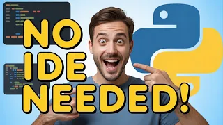 Python Coding Without IDE Write Run Python in Text Editor AI Nikhil ModelMind