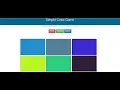 Simple Color Game using JavaScript