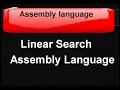 Linear search in assembly Language hindi urdu 37
