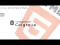 Download Lagu HTML Tags - Colgroup