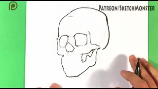 how to draw a realistic skull step by step for beginners skull drawings draw tattoo art