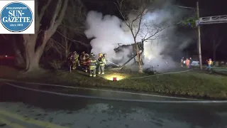 Loyalsock Township home goes up in flames