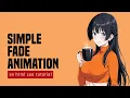 Fade Animation In HTML CSS JS
