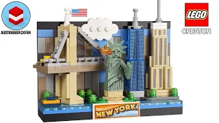 LEGO Creator 40519 New York Postcard Speed Build