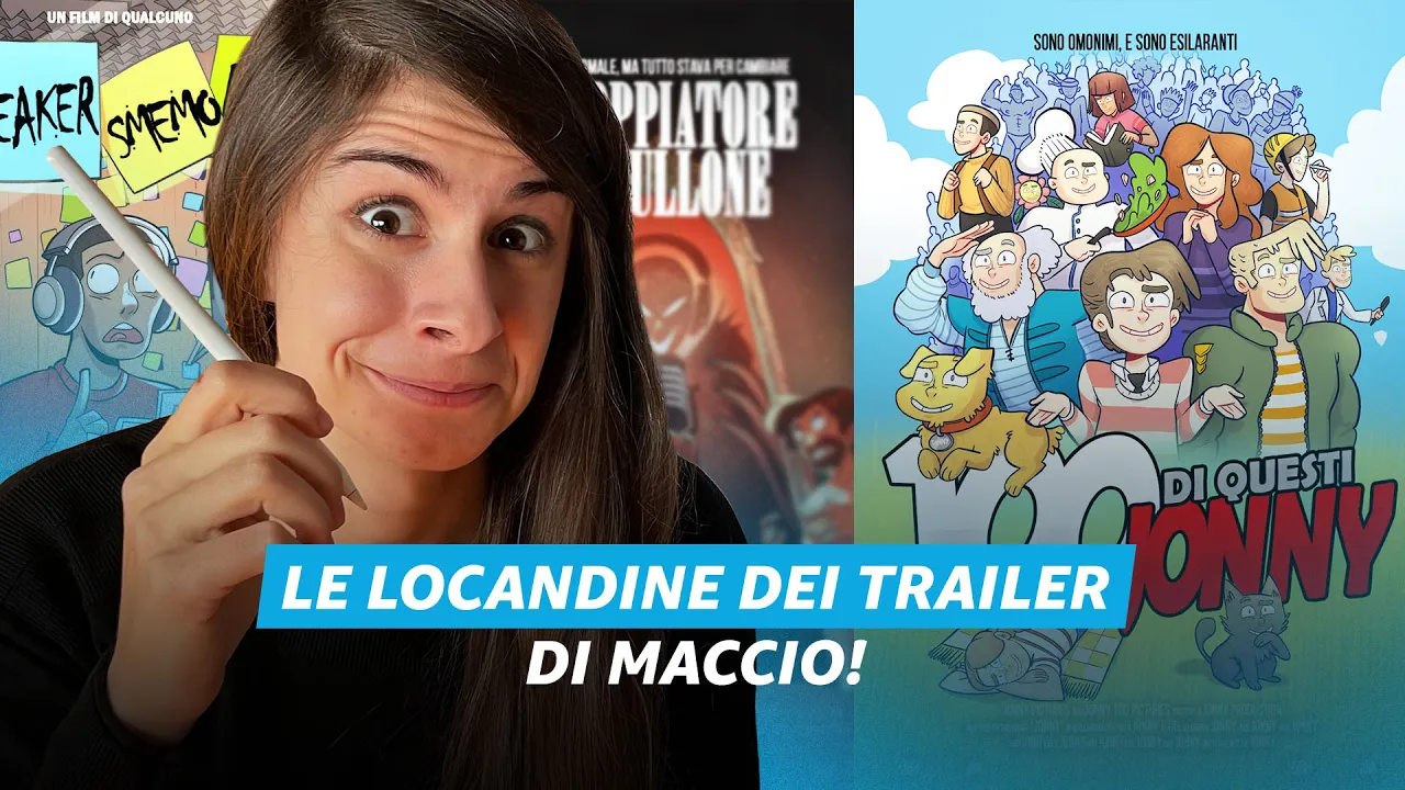 I trailer di Maccio prendono vita con i poster di @fraffrog | Tratto da LOL 2