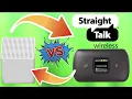 Straight talk 5G Home Internet Vs WIfI Hotspot Internet which one better