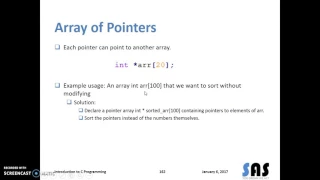 49AR - Pointers and Multidimensional Arrays