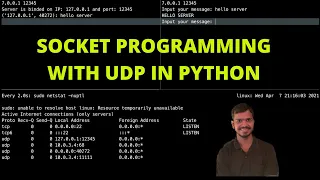 Socket Programming with UDP in Python Computer Networking Tutorial Interview Question