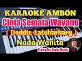Karaoke CINTA SEMATA WAYANG - Doddie Latuharhary -  Nada Wanita