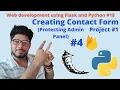 Creating Contact Form in Flask Project Web Development Using Flask and Python
