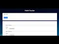 Habit Tracker NodeJS Project
