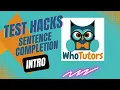 Sentence Completion Hacks