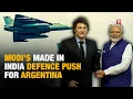 PM Modi in Argentina: Tejas Pitch, Made in India Defence Push, Focus on Lithium \u0026 LNG