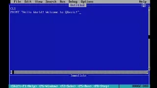 QBasic - Hello World
