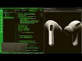ASMR Programming - Coding Scrolling Animation Apple AirPods