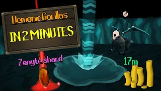 Demonic Gorillas in 2 Minutes OSRS GUIDE