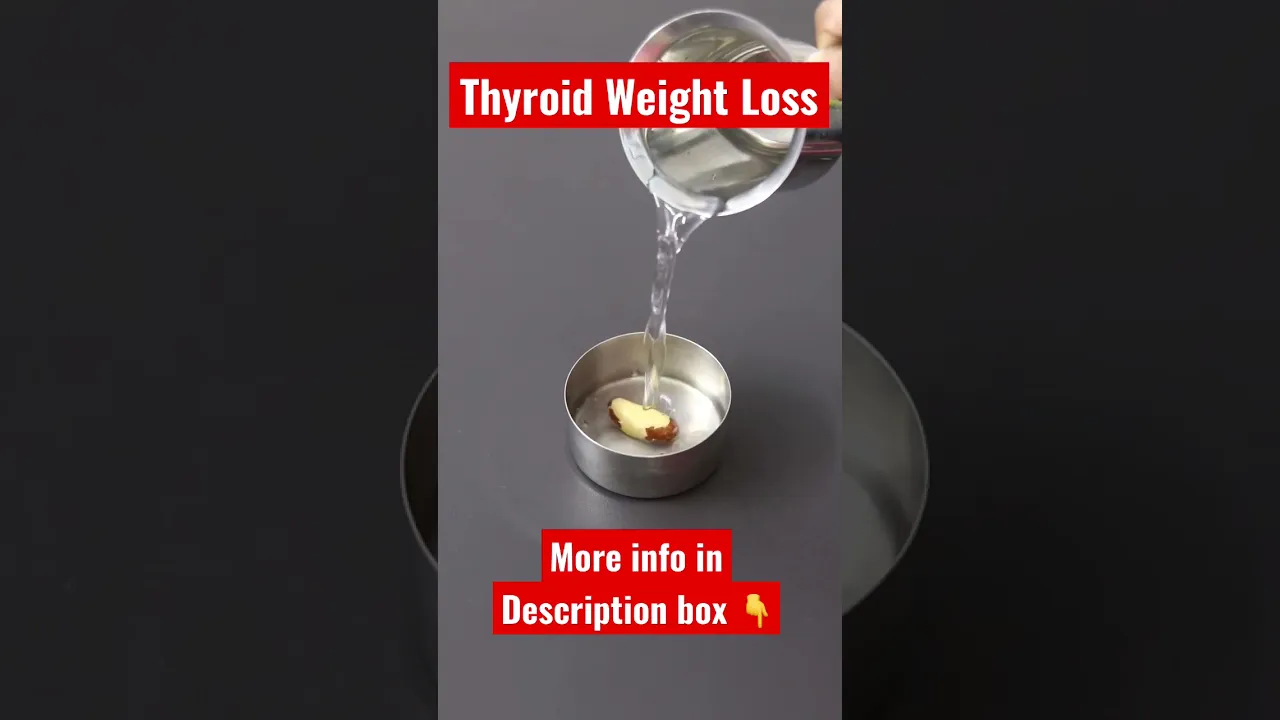 Thyroid Weight Loss - Thyroid Health - Natural Supplement To Boost Thyroid Health #shorts