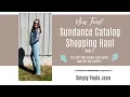 Fashion Friday - Sundance Catalog Fall Fashion Haul