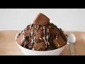 Chocolate Bingsu // Korean shaved ice (no machine)