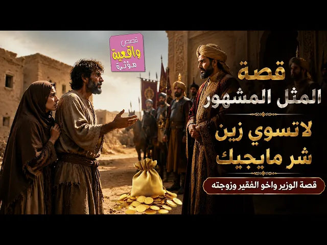 ⁣قصة المثل المشهور - لاتسوي زين شر مايجيك - قصة الوزير واخوه الفقير وزوجته